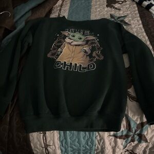 Green 'The Child' Sweatshirt